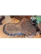 Claro Walnut Burl side Table